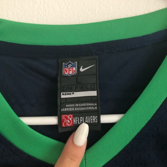 Youth Seahawks Football Jersey - Picture 3 of 3